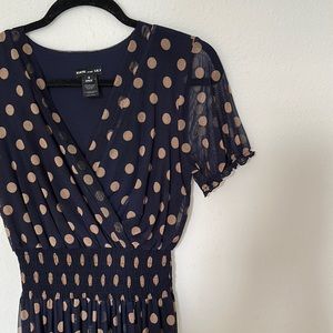 Kate and Lily maxi polka dot dress